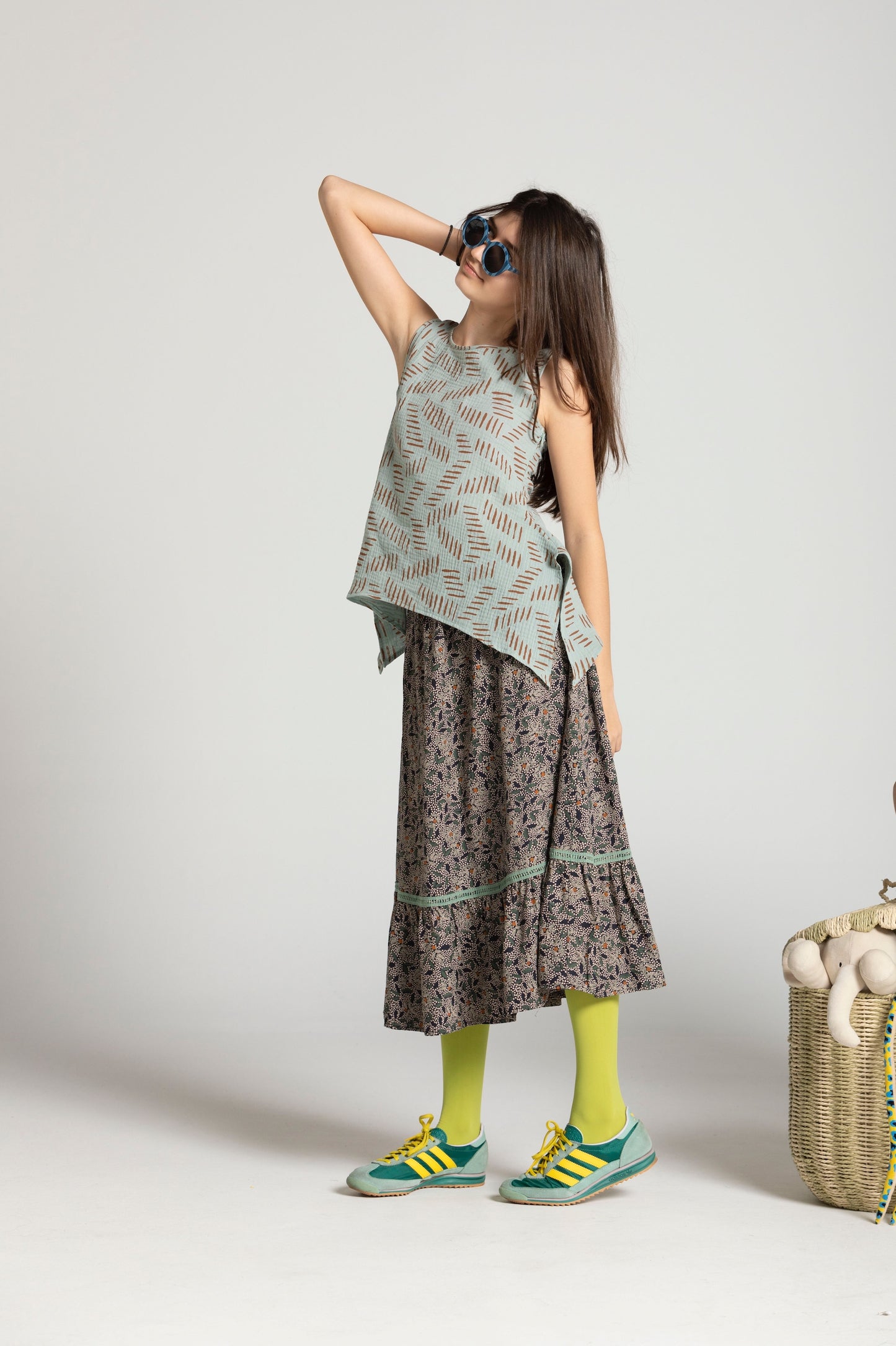 FOREST BLOOM - Viscose Skirt