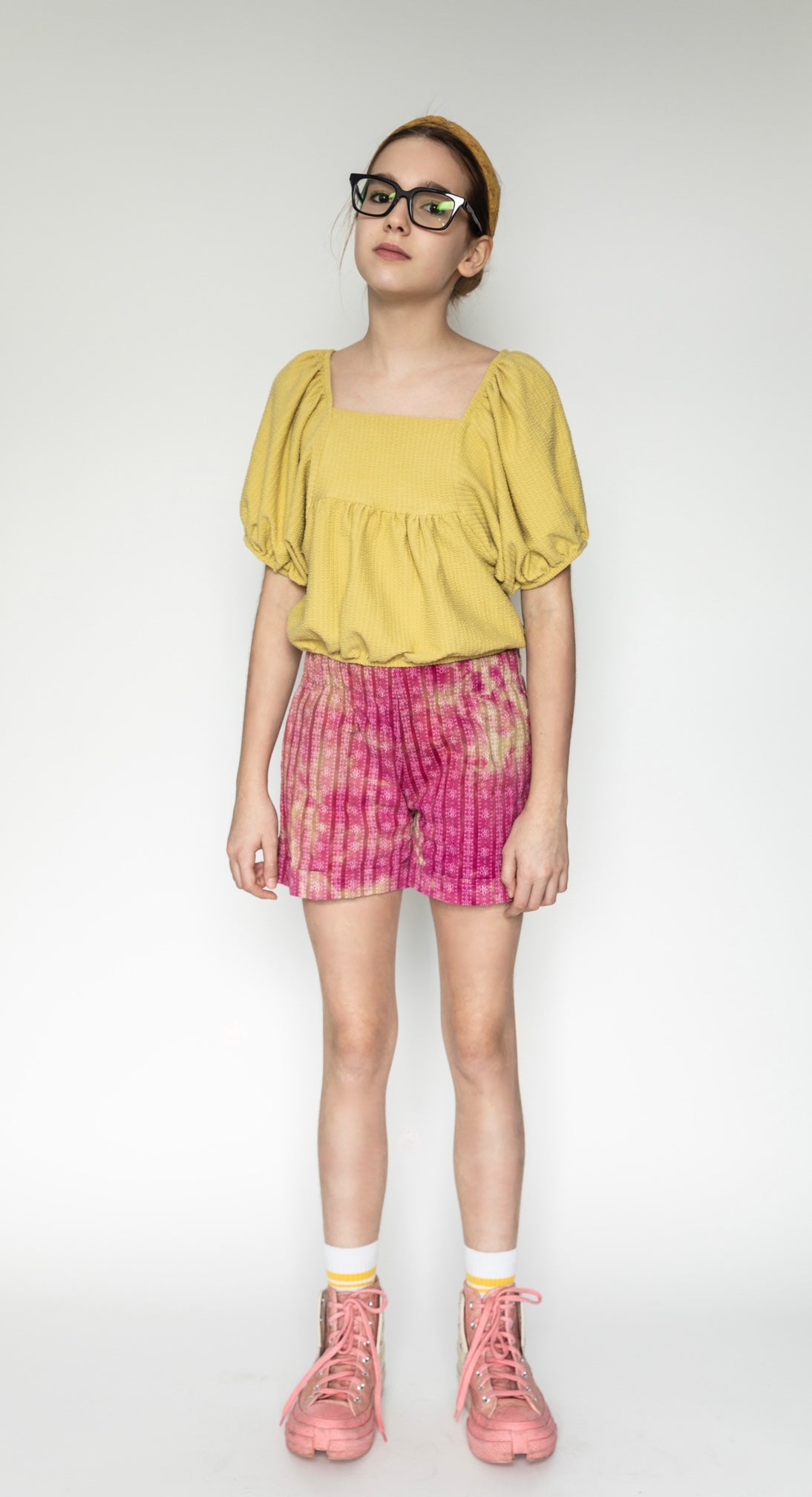 COCO - Textured Puff Sleeve Top