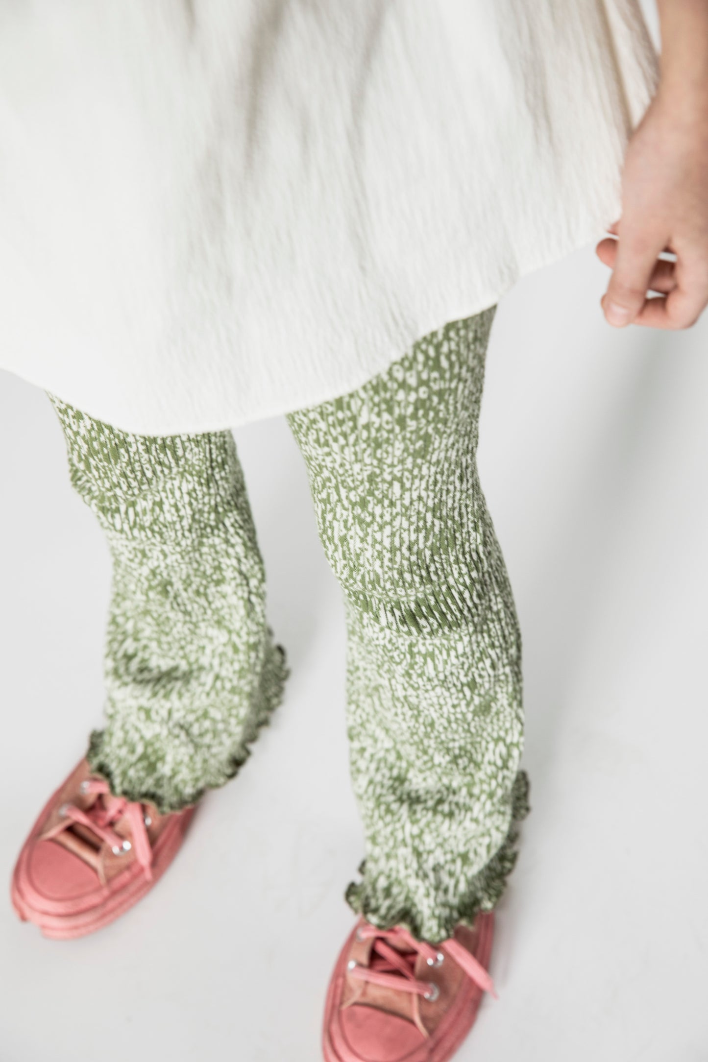 RINA - Flared Cotton Leggings