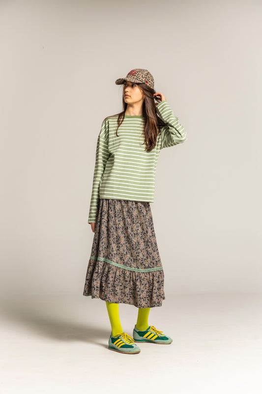 FOREST BLOOM - Viscose Skirt
