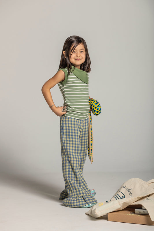 EVERGREEN COLLAR - Sleeveless Top