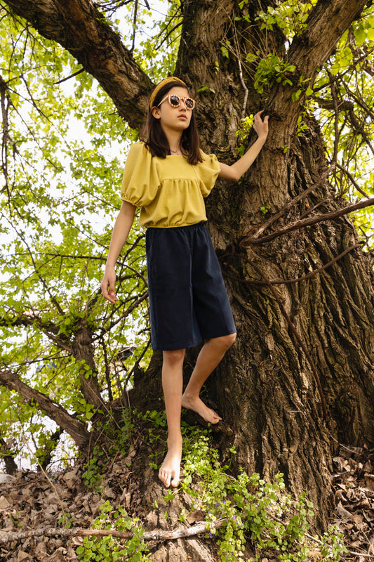 BLUESTAR -  Brushed Viscose Bermudas