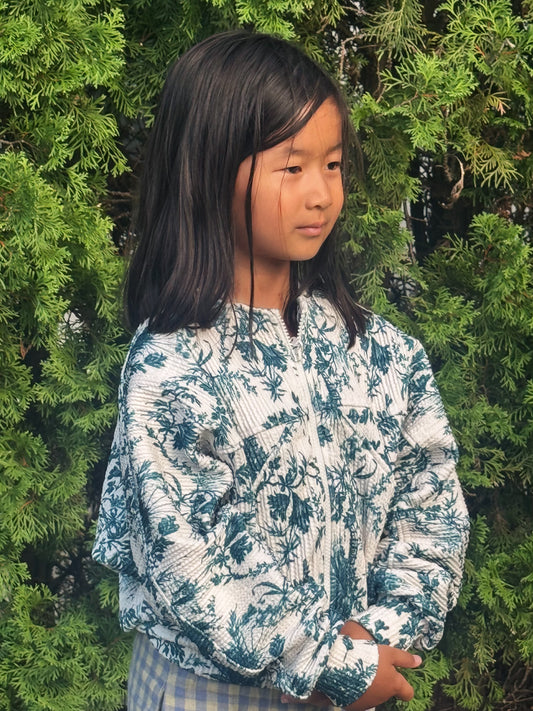 GREEN FIELDS 2.0 - Bomber Jacket/Sweatshirt